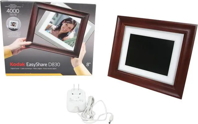Alt view image 9 of 9 - Kodak EasyShare D830 8" 800 x 600 Digital Photo Frame