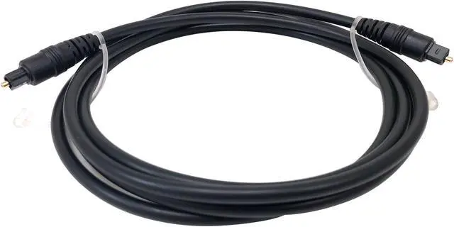 Alt view image 2 of 3 - Micro Connectors 6 Feet Molded TOSLINK to TOSLINK Digital Optical Audio Cable (M06-826-6)