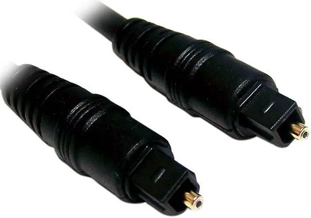 Main image of Micro Connectors 25 Feet Molded TOSLINK to TOSLINK Digital Optical Audio Cable (M06-826-25)
