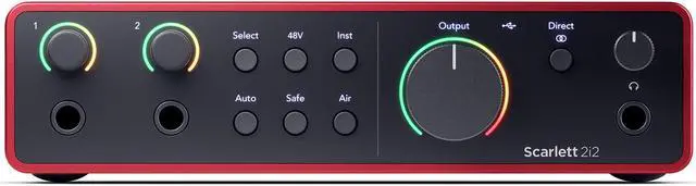 Alt view image 2 of 5 - Focusrite Scarlett 2i2 (4th Gen) USB Audio Interface