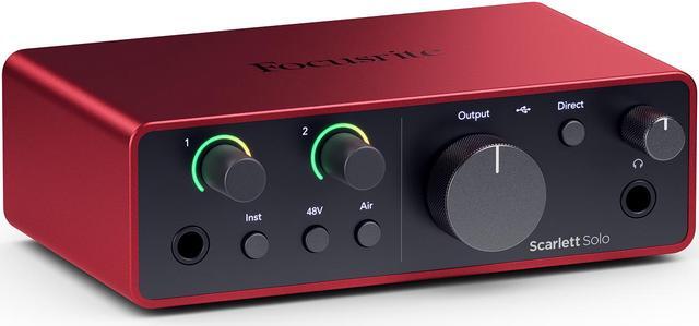 Focusrite Scarlett Solo (4th Gen) - Newegg.com