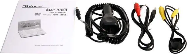 Alt view image 7 of 8 - Shinco SDP1830 Portable DVD Players W/ 8" 16:9 LCD