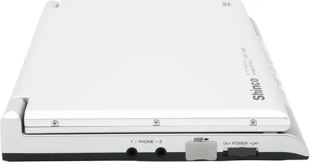 Alt view image 7 of 10 - Shinco SDP-1850 Portable DivX DVD Player w/ 8" LCD, 3-in-1 Card Reader & USB Jack