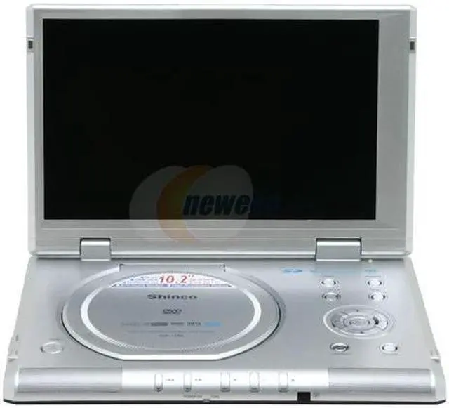 Alt view image 2 of 11 - Shinco SDP-1250 Portable MPEG4 DVD Player w/10.2" LCD,  3-in-1 Card Slot