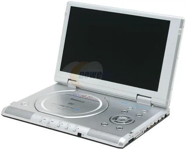 Alt view image 3 of 11 - Shinco SDP-1250 Portable MPEG4 DVD Player w/10.2" LCD,  3-in-1 Card Slot