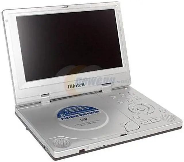 Alt view image 2 of 11 - Mintek MDP-1810/BUN Portable DVD Player W/ 8" 16:9 LCD