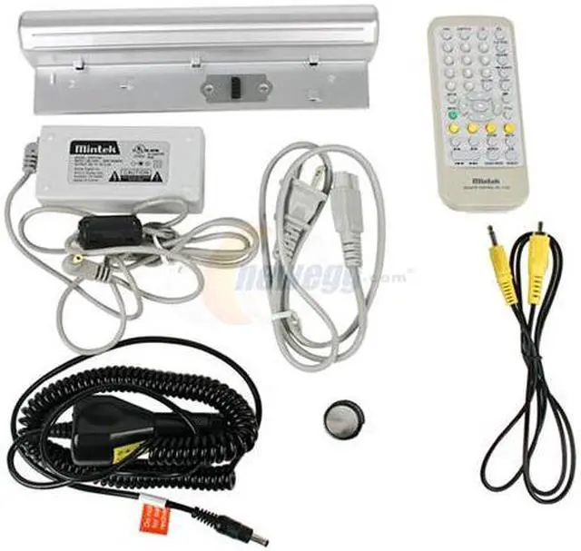 Alt view image 9 of 11 - Mintek MDP-1810/BUN Portable DVD Player W/ 8" 16:9 LCD