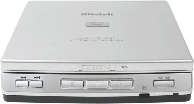 Alt view image 5 of 11 - Mintek MDP-5860 Portable DVD Player W/ 5" 4:3 LCD