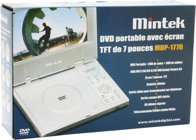 Alt view image 8 of 8 - Mintek MDP-1770 Slim Portable DVD Player W/ 7" 16:9 Widescreen TFT Monitor