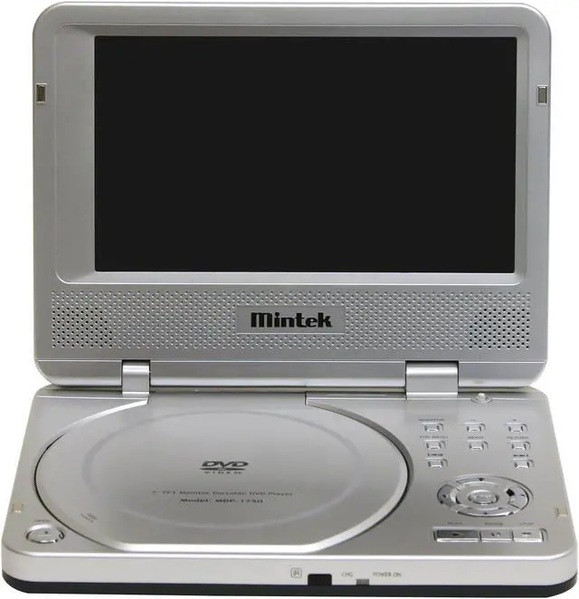 Alt view image 2 of 8 - Mintek MDP-1750 Portable DVD Player W/ 7" 16:9 LCD