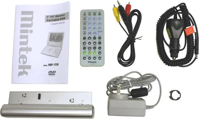 Alt view image 7 of 8 - Mintek MDP-1750 Portable DVD Player W/ 7" 16:9 LCD