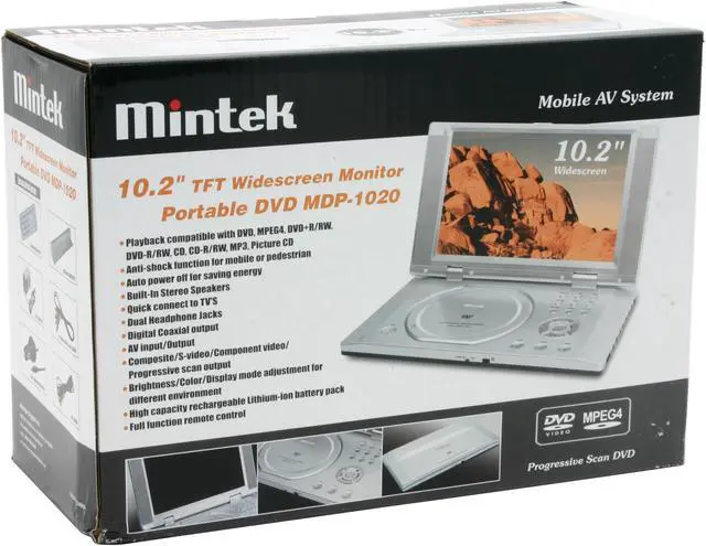 Alt view image 9 of 9 - Mintek MDP-1020 Portable DVD Players