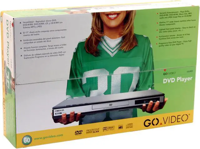 Alt view image 8 of 8 - GO VIDEO DVD Player D640