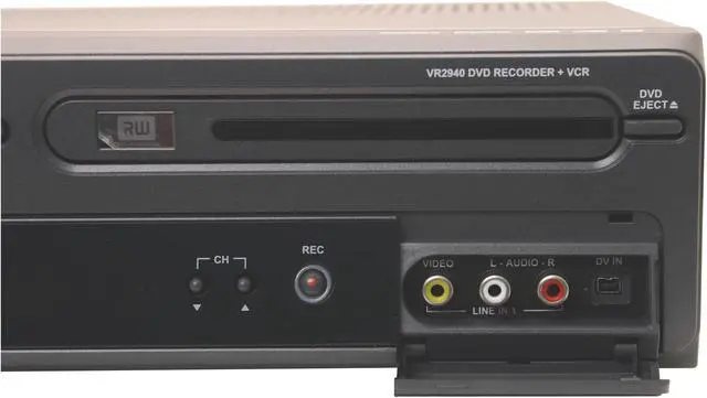 Alt view image 6 of 8 - GO VIDEO DVD Recorder & VCR Combo VR2940