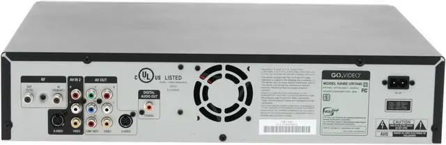 Alt view image 4 of 6 - GO VIDEO DVD Recorder & VCR Combo VR1940