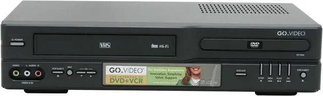 Alt view image 2 of 6 - GO VIDEO DVD Player & VCR Combo DV1040