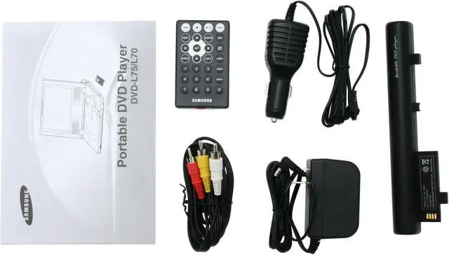 Alt view image 10 of 11 - SAMSUNG DVD-L70 Ultra-Light Portable DVD Player w/ 7" 16:9 LCD