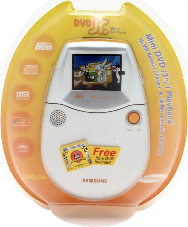 Alt view image 2 of 3 - SAMSUNG DVD-L25 Hand Held Mini DVD Player