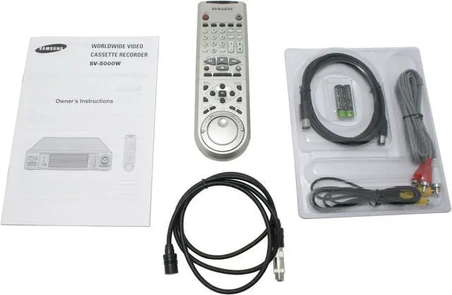 Alt view image 5 of 6 - SAMSUNG SV5000W Worldwide 4-Head Hi-Fi VCR with Digital Signal Conversion System