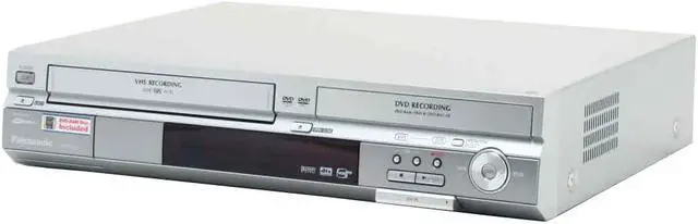 Alt view image 3 of 10 - Panasonic DVD Recorder & VCR Combo DMR-ES40V