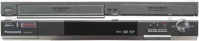 Alt view image 4 of 10 - Panasonic DVD Recorder & VCR Combo DMR-ES40V