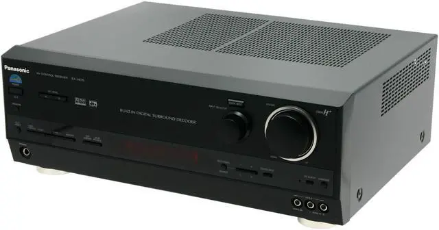 Alt view image 2 of 9 - Panasonic SA-HE75 5.1-Channel Black Home Theater Receiver