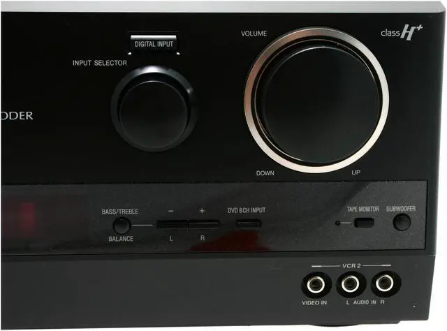 Alt view image 4 of 9 - Panasonic SA-HE75 5.1-Channel Black Home Theater Receiver