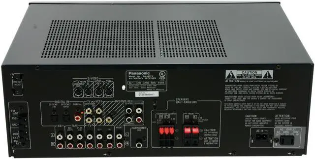 Alt view image 5 of 9 - Panasonic SA-HE75 5.1-Channel Black Home Theater Receiver