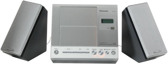 Alt view image 12 of 16 - Panasonic CD/MP3/Radio 1-Disc Changer Shelf System SC-EN25
