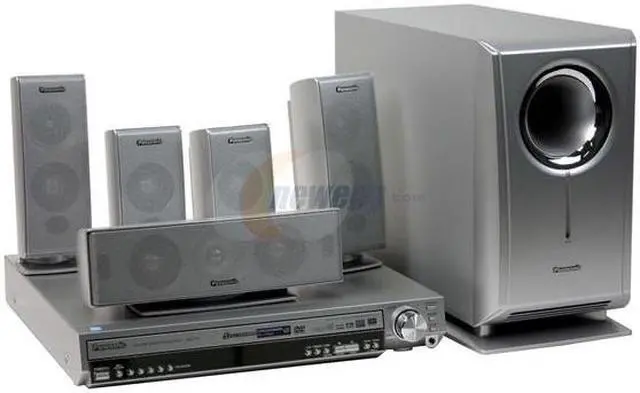 Alt view image 3 of 6 - Panasonic SC-HT720 5-DVD Changer Home Theatre System