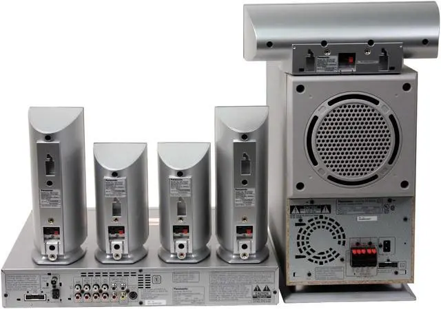 Alt view image 4 of 6 - Panasonic SC-HT720 5-DVD Changer Home Theatre System