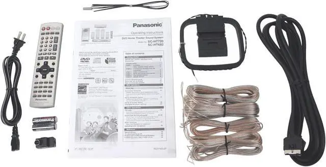 Alt view image 5 of 6 - Panasonic SC-HT720 5-DVD Changer Home Theatre System