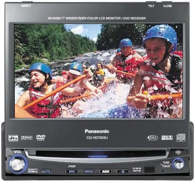 Main image of Panasonic In-Dash 7" Widescreen Color LCD Monitor/DVD Receiver