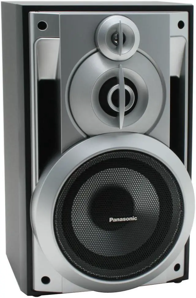 Alt view image 5 of 12 - Panasonic CD/Cassette/Radio 5-Disc Changer Mini Audio System SC-AK750