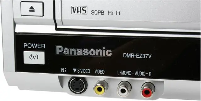 Alt view image 5 of 9 - Panasonic DVD Recorder & VCR Combo DMR-EZ37S