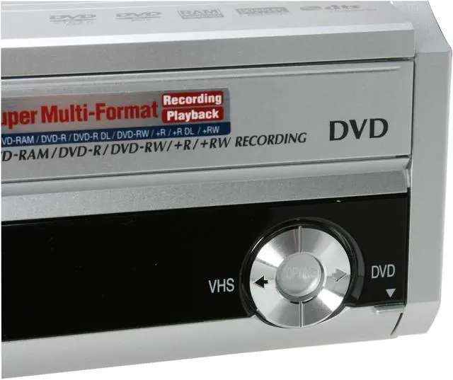 Alt view image 6 of 9 - Panasonic DVD Recorder & VCR Combo DMR-EZ37S