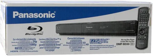Alt view image 11 of 11 - Panasonic Blu-ray Player DMP-BD30K