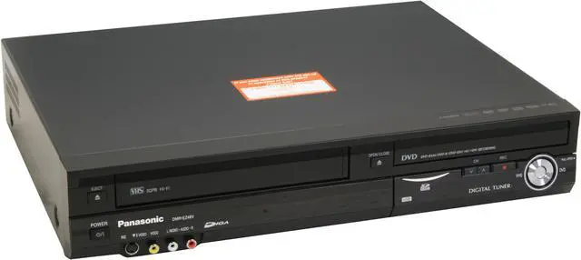 Alt view image 4 of 18 - Panasonic DVD Recorder & VCR Combo DMR-EZ48VK