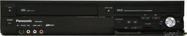 Alt view image 5 of 18 - Panasonic DVD Recorder & VCR Combo DMR-EZ48VK