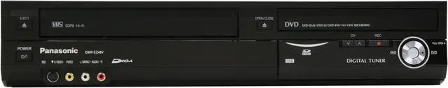 Alt view image 3 of 18 - Panasonic DVD Recorder & VCR Combo DMR-EZ48VK