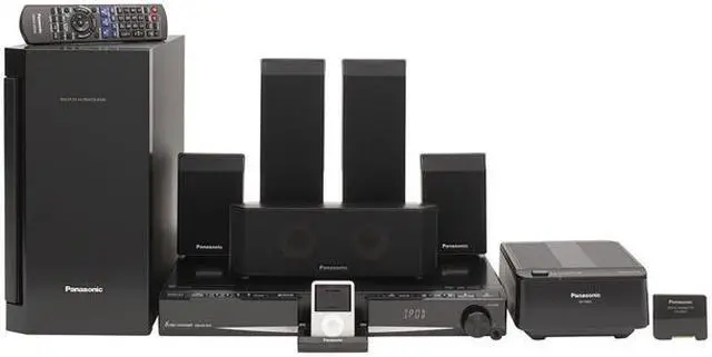 Alt view image 2 of 3 - Panasonic SC-PT760 1080p Up-Conversion DVD 5.1 CH Home Theater System