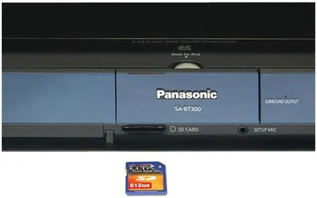 Alt view image 12 of 19 - Panasonic SC-BT300 7.1-Channel Blu-Ray Home Theater System