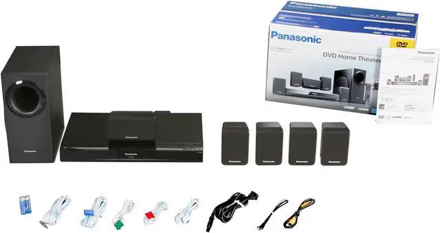 Alt view image 20 of 20 - Panasonic SC-PT480 DVD Home Theater Sound System