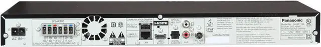 Alt view image 5 of 20 - Panasonic 5.1 Home Theater System with 3D Blu-ray Player, SC-BTT196