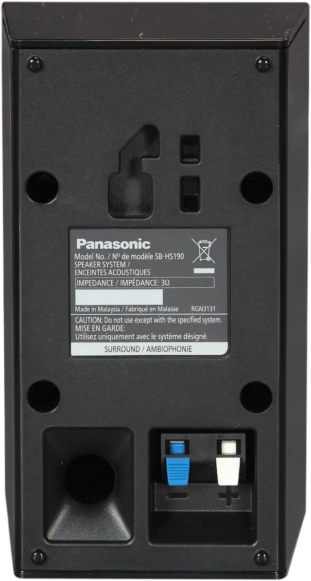Alt view image 8 of 20 - Panasonic 5.1 Home Theater System with 3D Blu-ray Player, SC-BTT196
