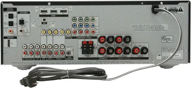 Alt view image 7 of 20 - SONY HT-7100DH 5.1CH 5 Disc Home Theater Component System