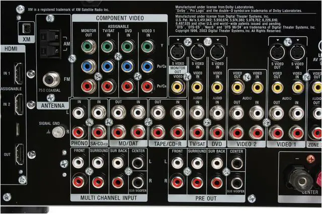 Alt view image 12 of 16 - SONY STR-DG1000 7.1-Channel Home Theater A/V Receiver
