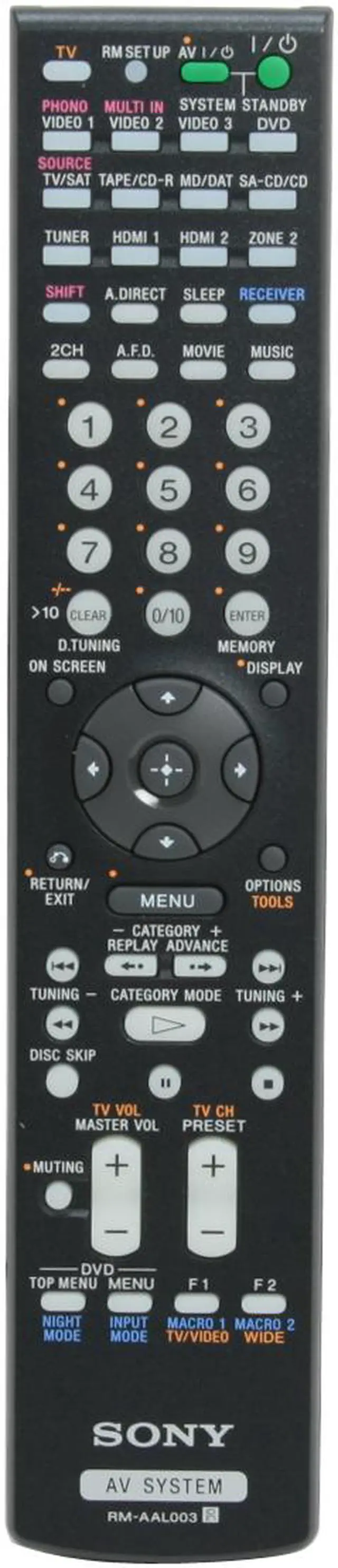 Alt view image 14 of 16 - SONY STR-DG1000 7.1-Channel Home Theater A/V Receiver