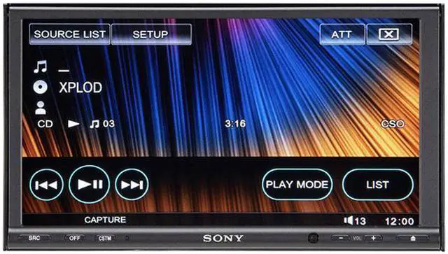 SONY Double DIN DVD Receiver W/7