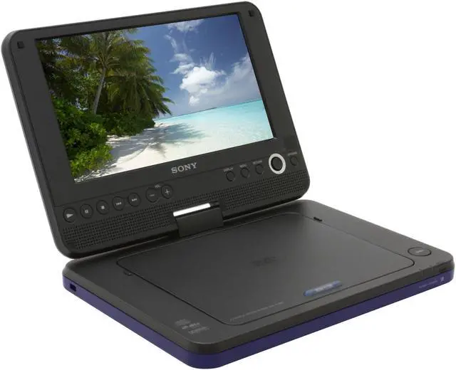 Alt view image 2 of 17 - SONY DVP-FX820/L 8" Portable DVD Players- Blue